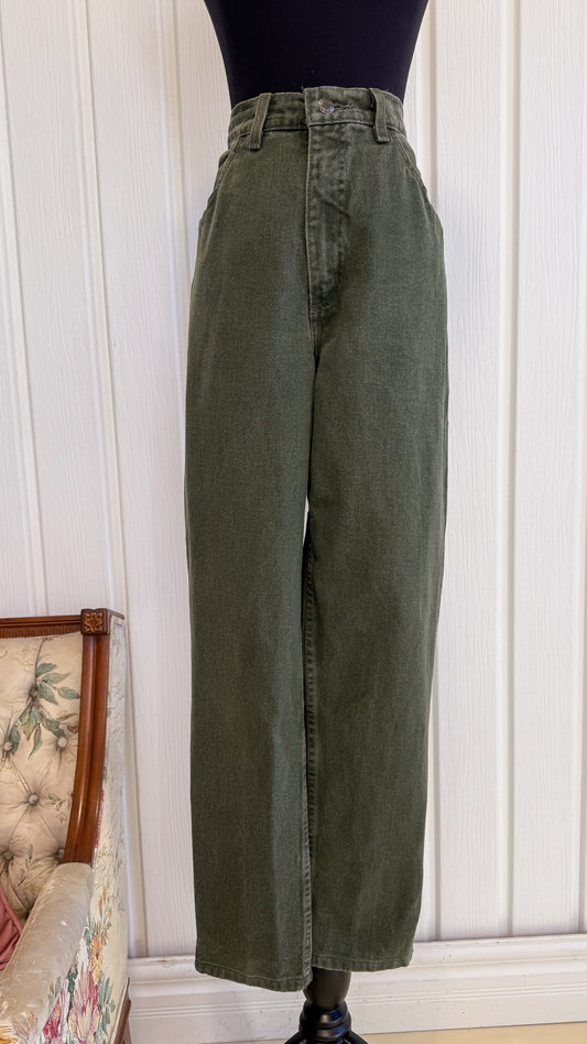 Jeans baggy vert St-johns- medium