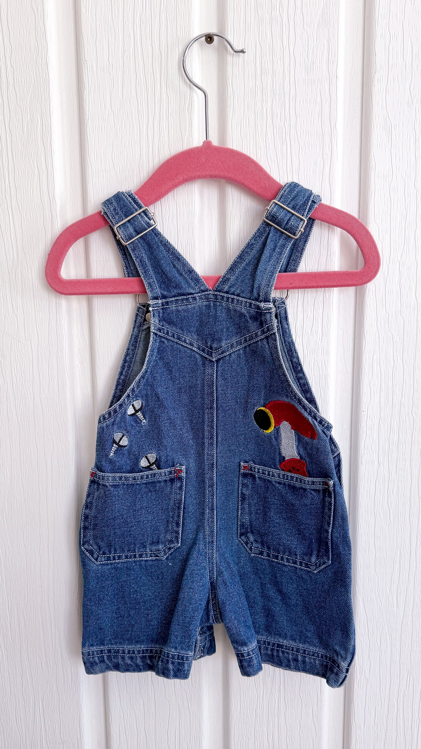 Children's - Tooled denim overalls - 18 months