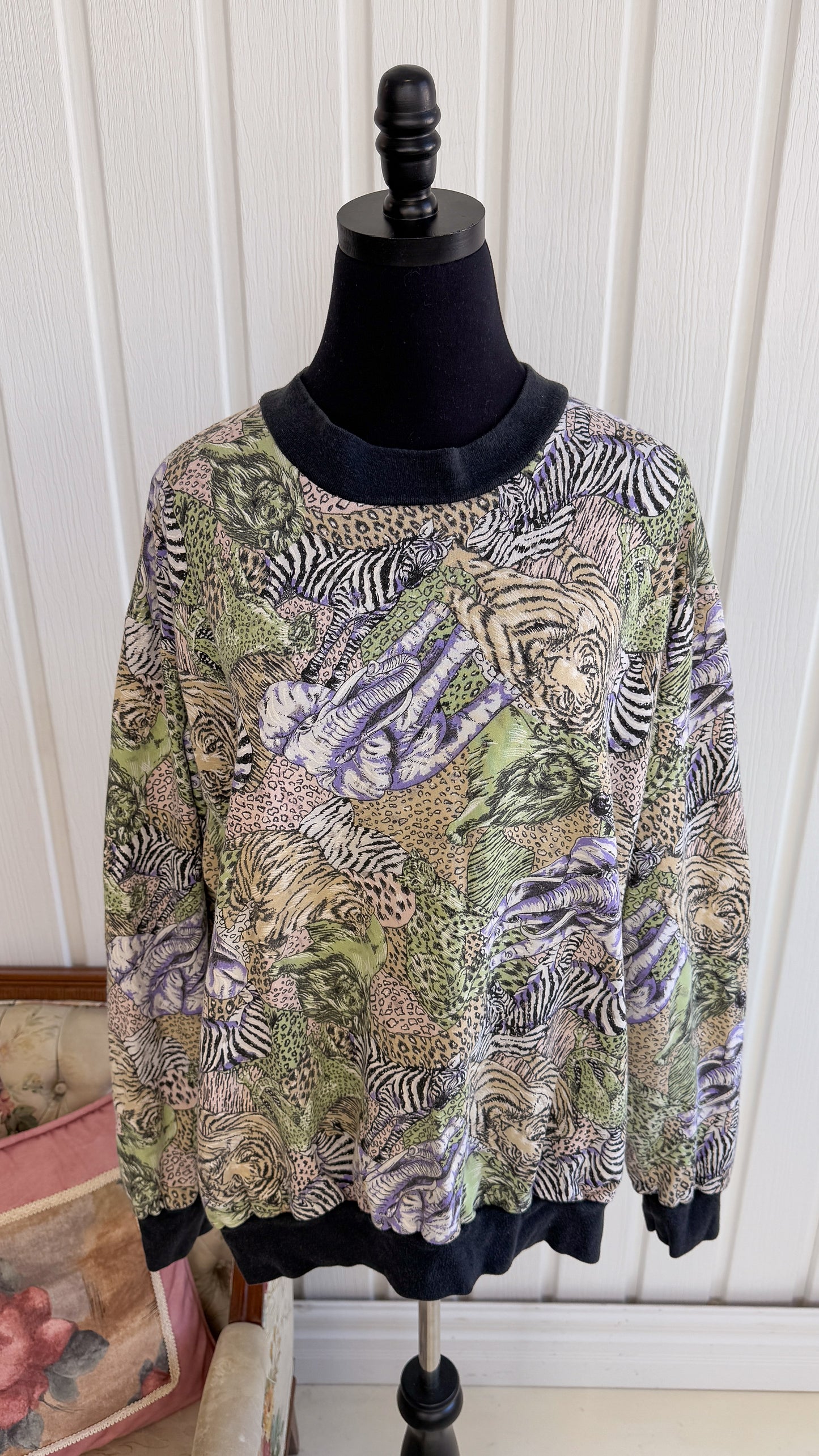Chandail crewneck safari- x-large