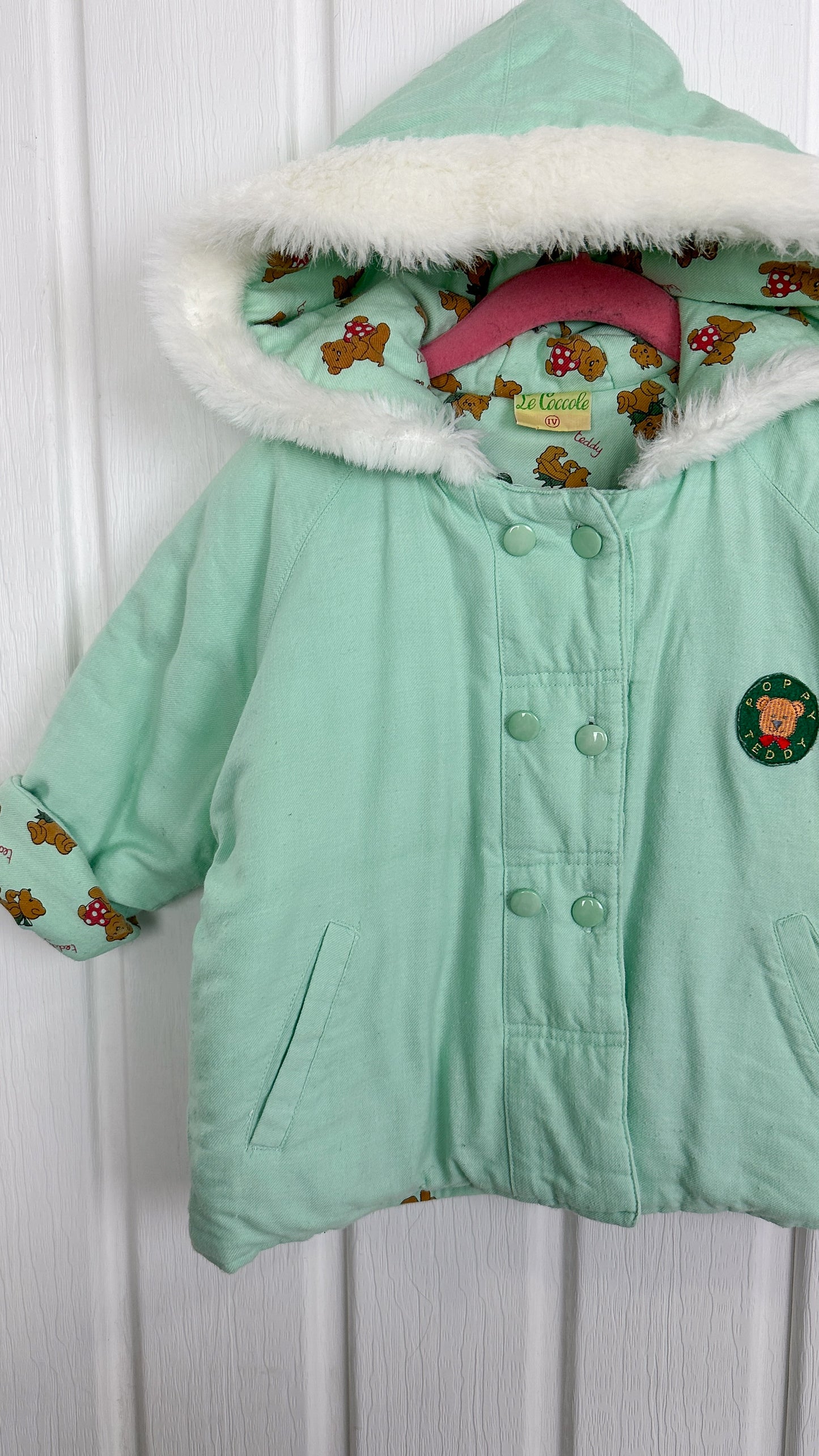 Enfants- manteau hiver oursons- 4ans