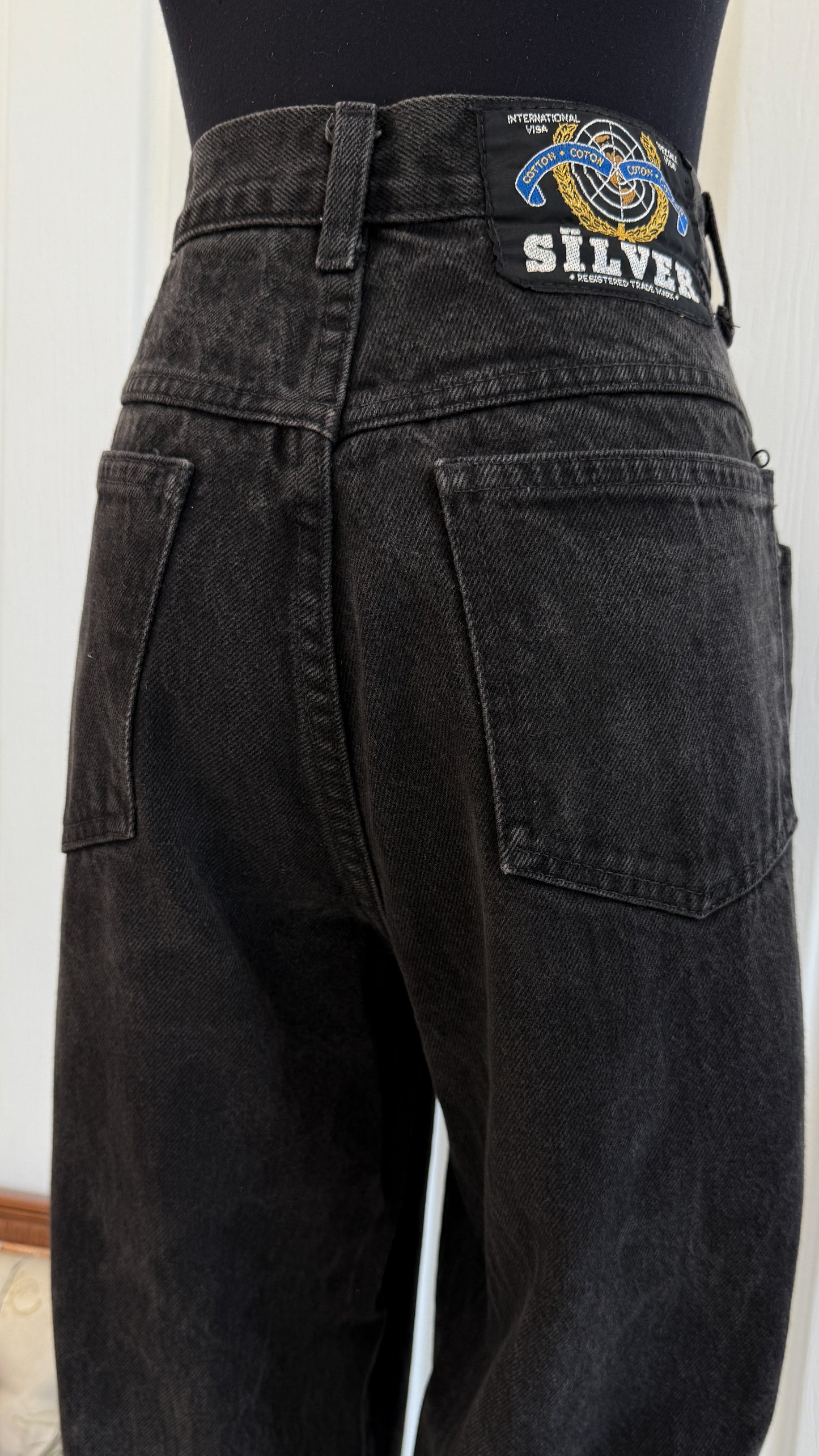 Jeans baggy noir/gris Silver- medium