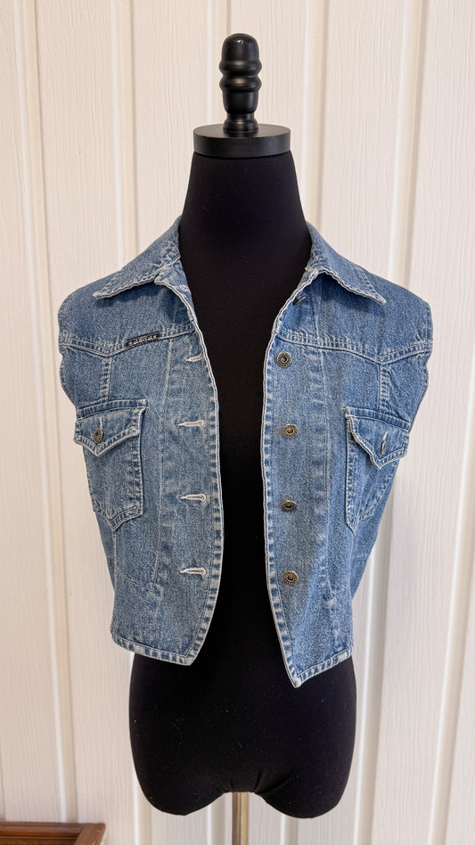 Veste sans manches en jeans- small