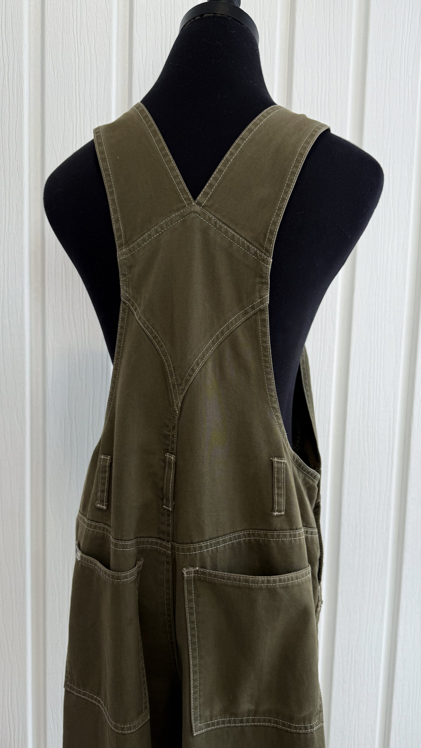 Salopette verte kaki Revolt- medium