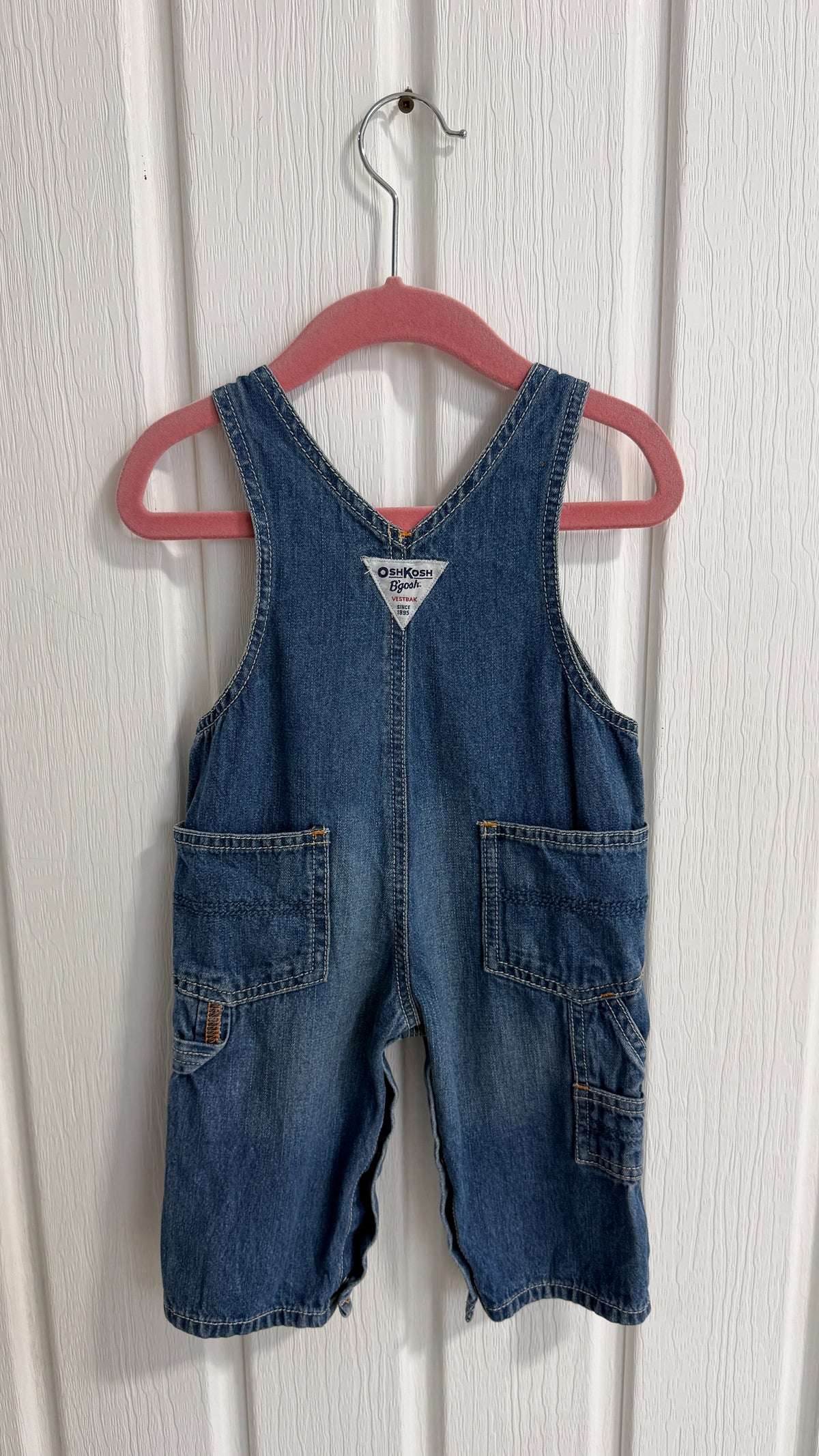 Enfants- salopette en jeans Oshkosh - 6mois et 12 mois