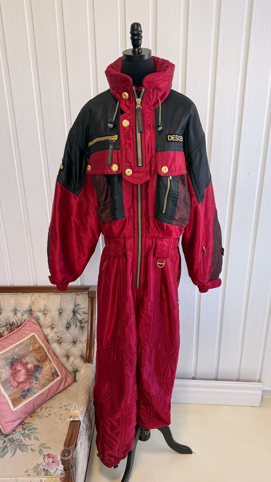 Onepiece hiver rouge et noir- large