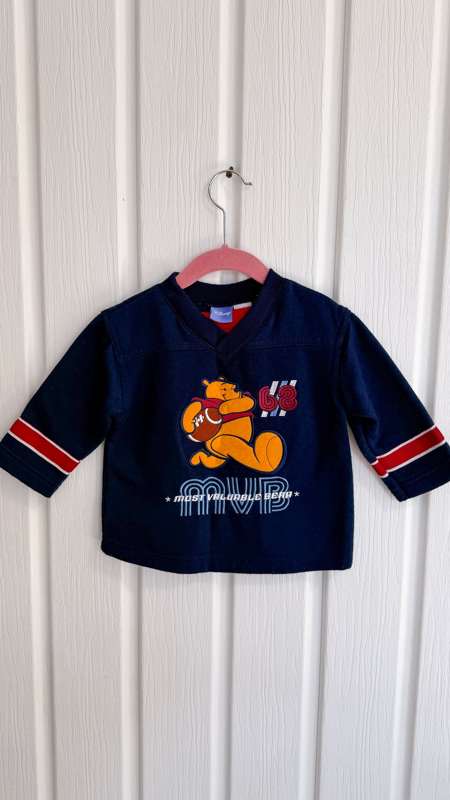 Enfants- chandail Winnie the pooh football- 2T