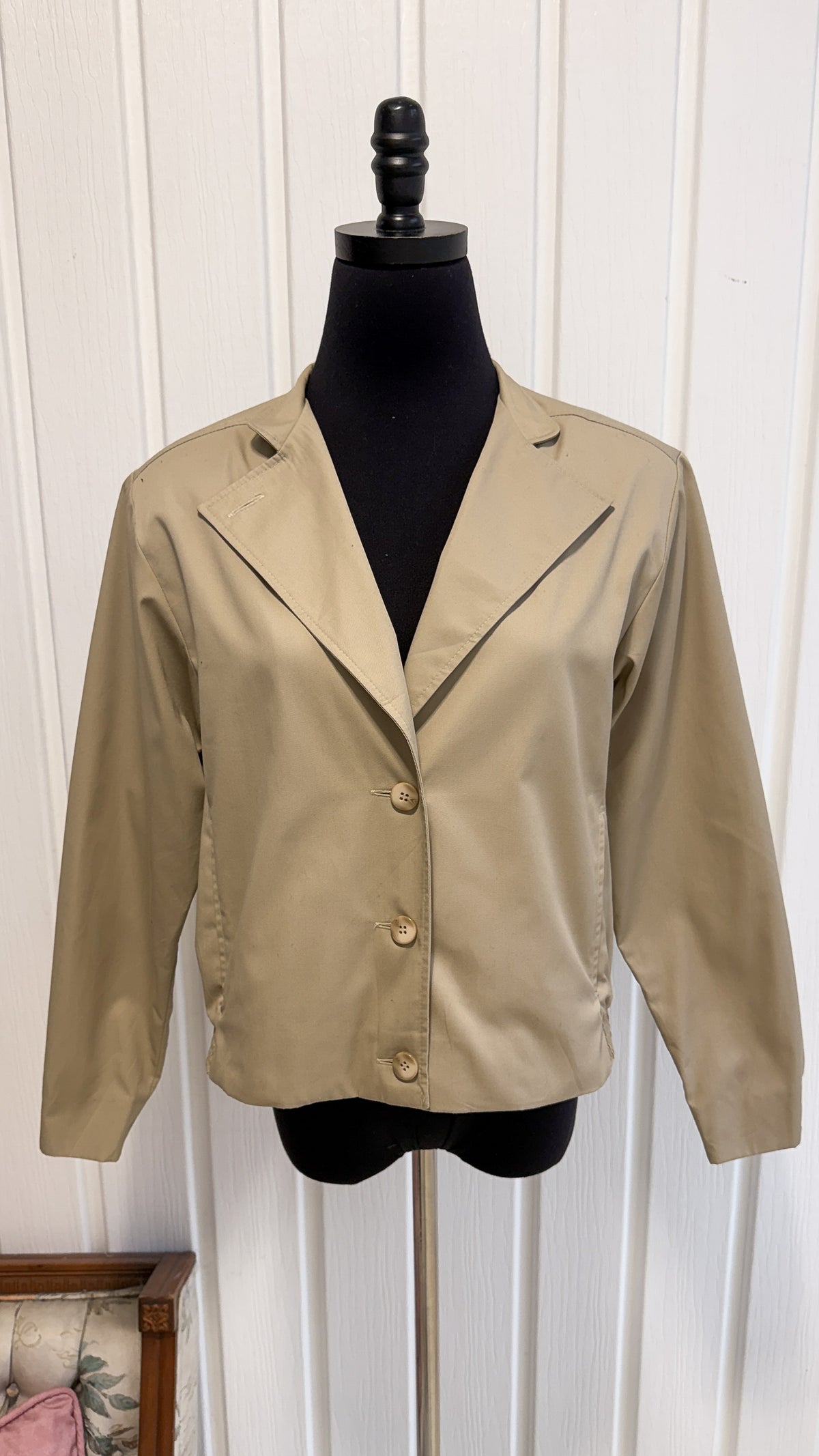 Manteau court beige - medium