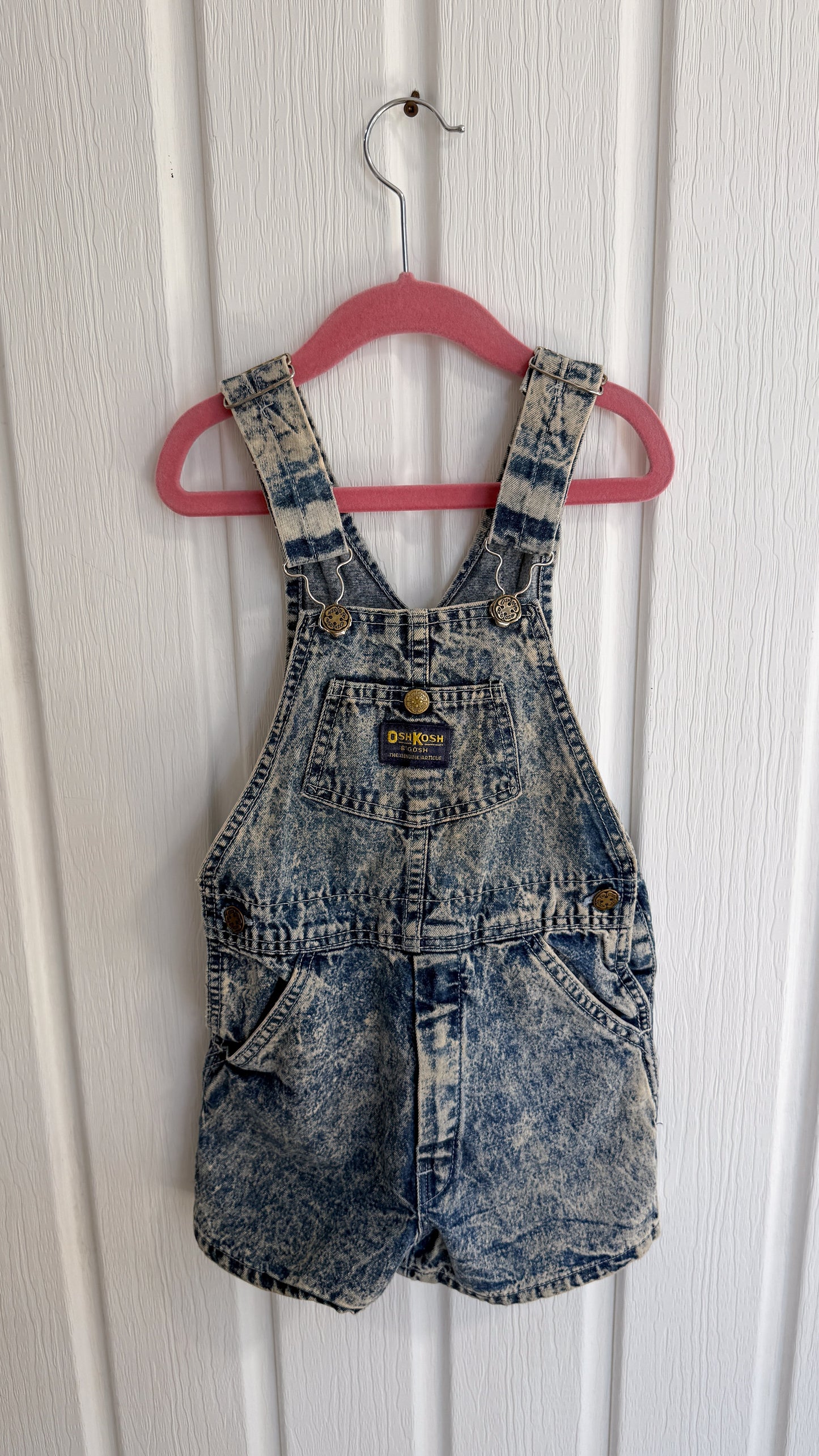 Enfants- salopette-shorts en jeans Oshkosh- 6ans