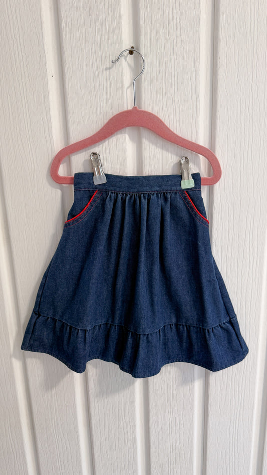 Enfants- jupe en denim- 6ans