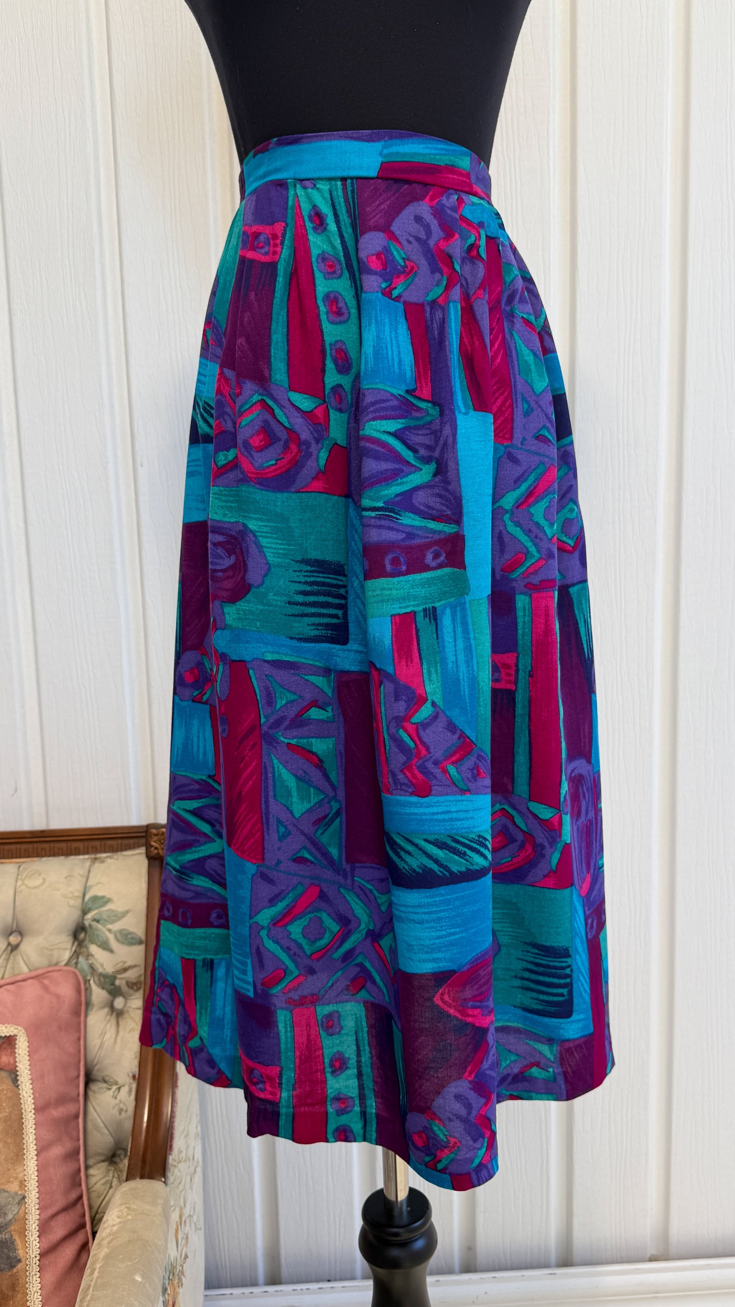 Jupe motifs retro- medium