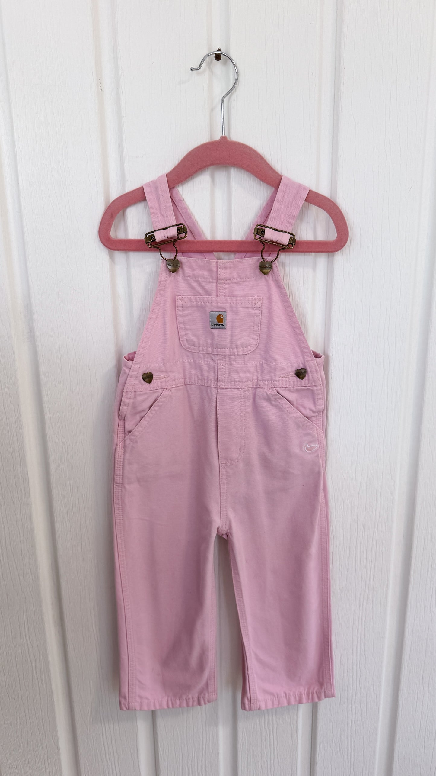 Enfants- salopette Carhartt rose - 2T