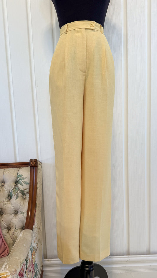 Pantalon beige/jaune - small
