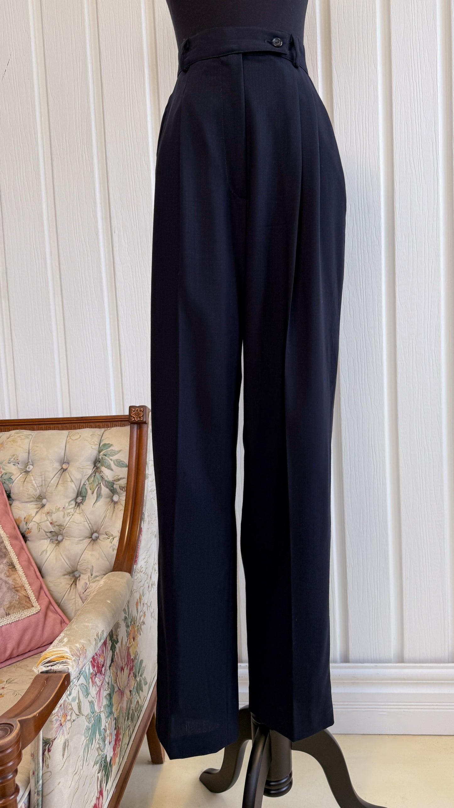 Pantalons trouser marine- small