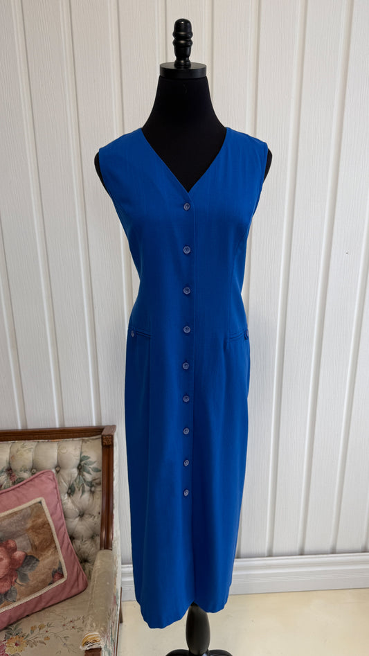Blue shirt dress - loose fit