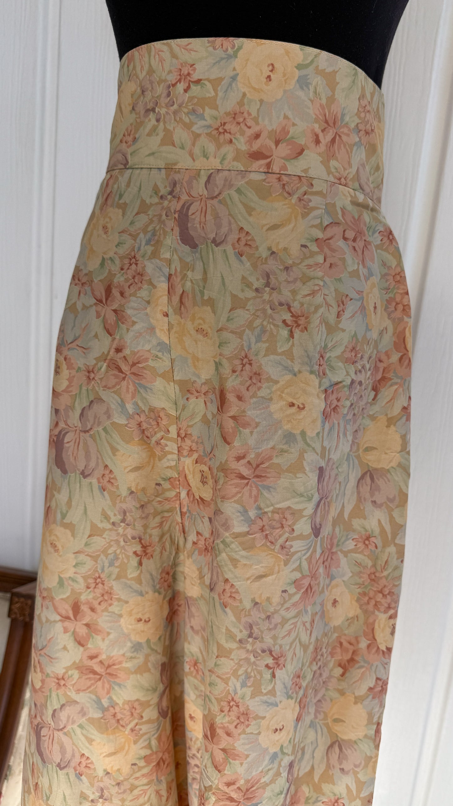 Pantalons palazzo fleuris- small