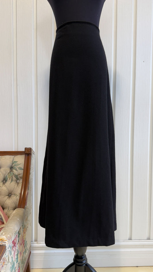 Jupe noire en lainage Gap- large