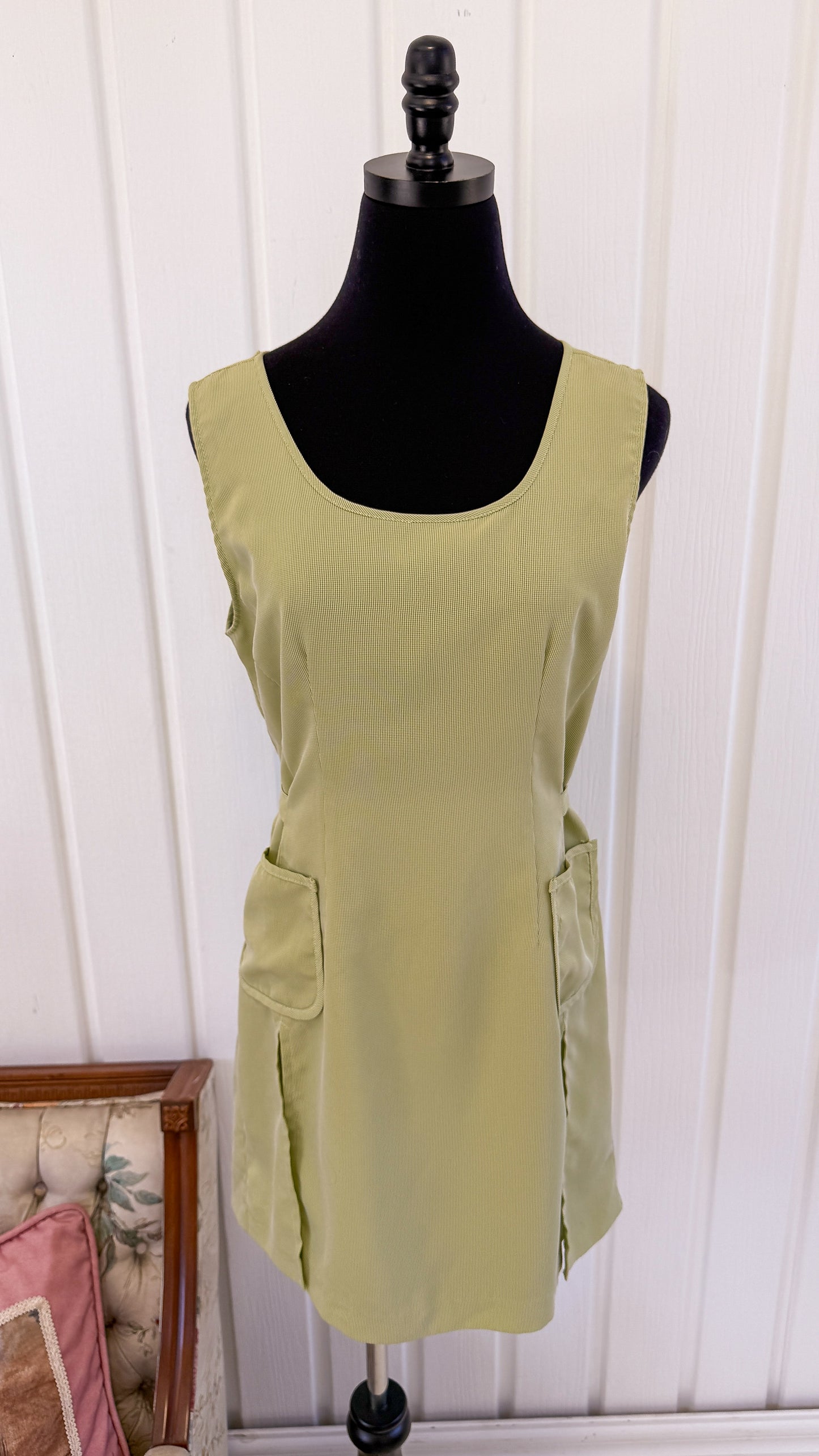 Robe carreauté verte- medium