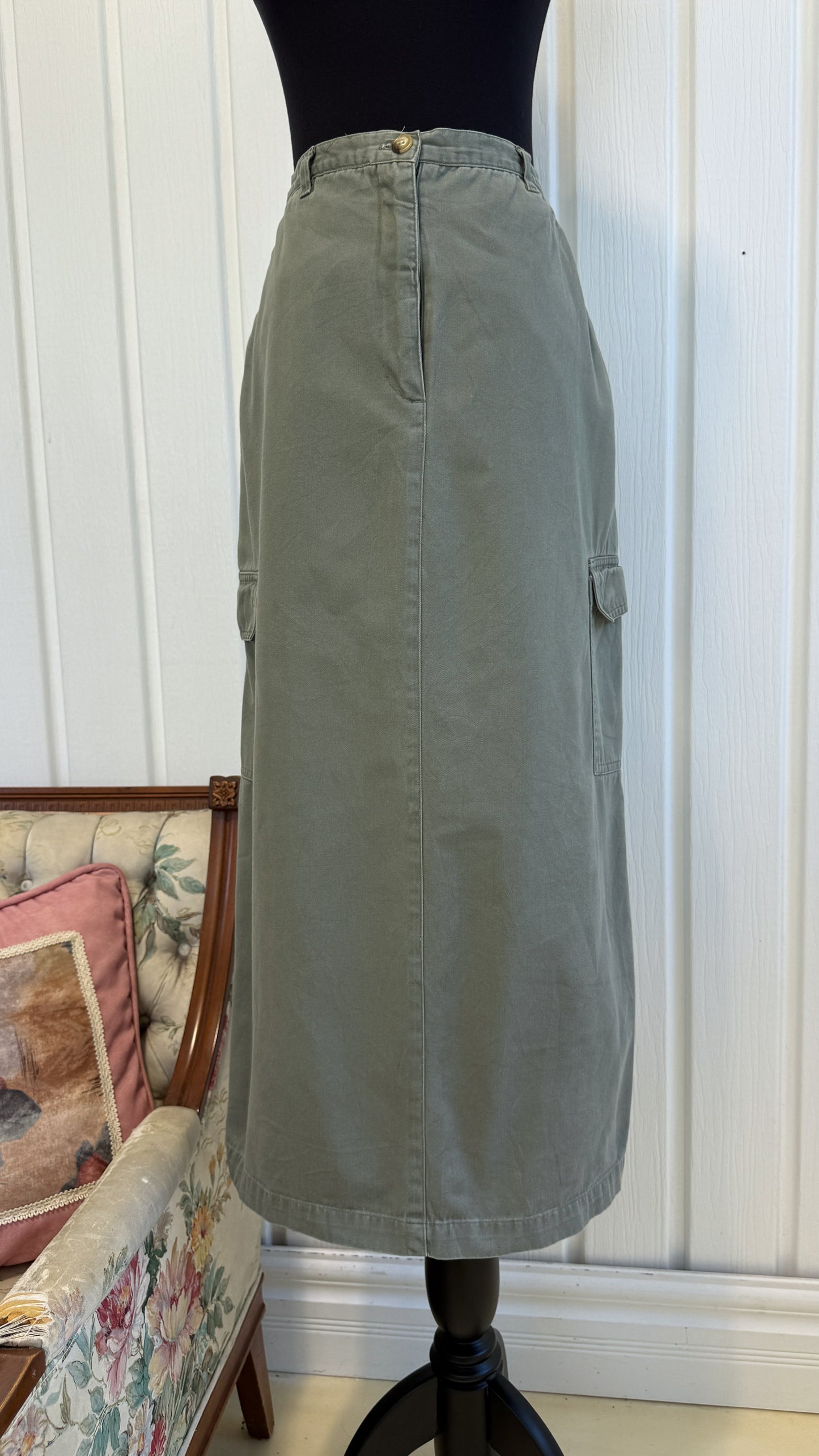 Jupe kaki cargo- medium