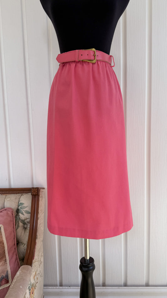 Jupe rose à ceinture- medium