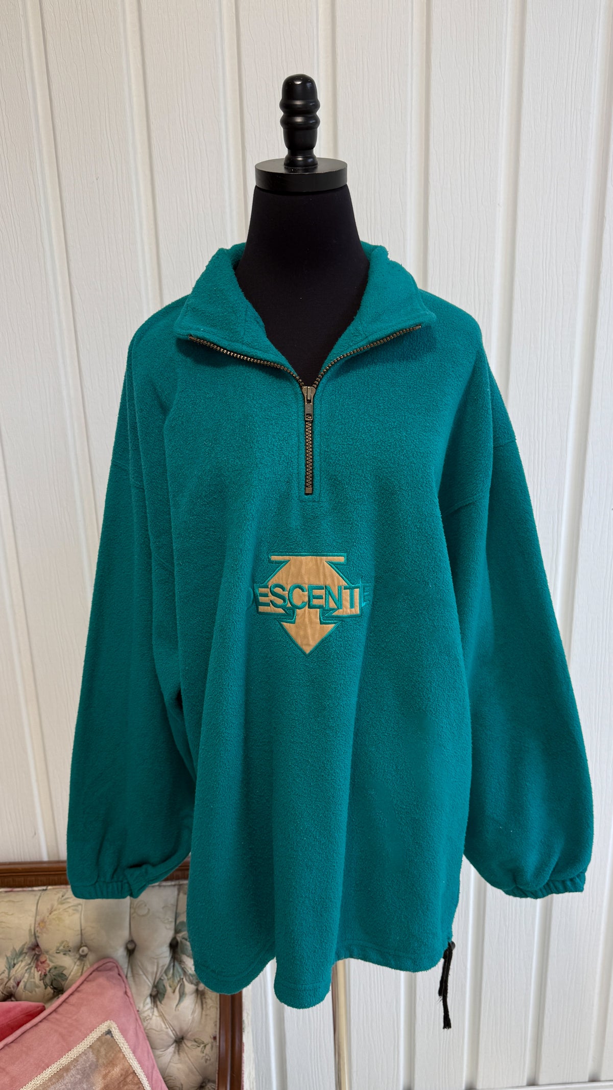 Chandail en polar turquoise Descente- x-large