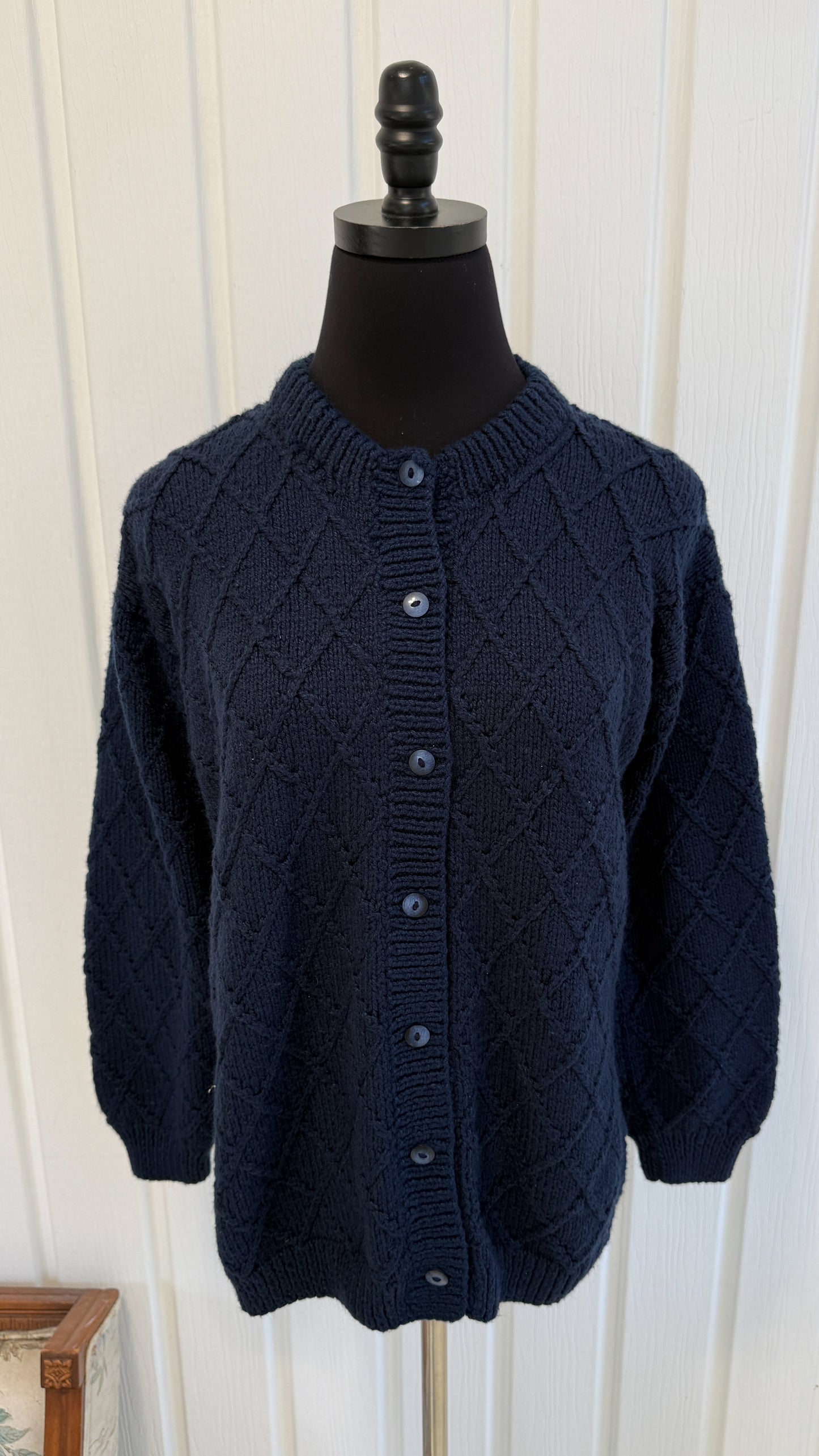 Cardigan tricot marine - medium