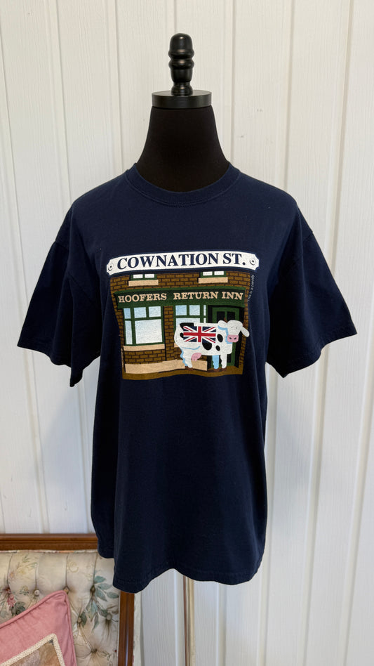 T-shirt marine « Cownation St- medium