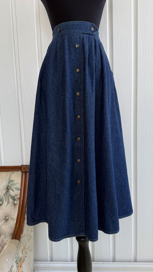 Jupe en jeans évasée Sasson- small