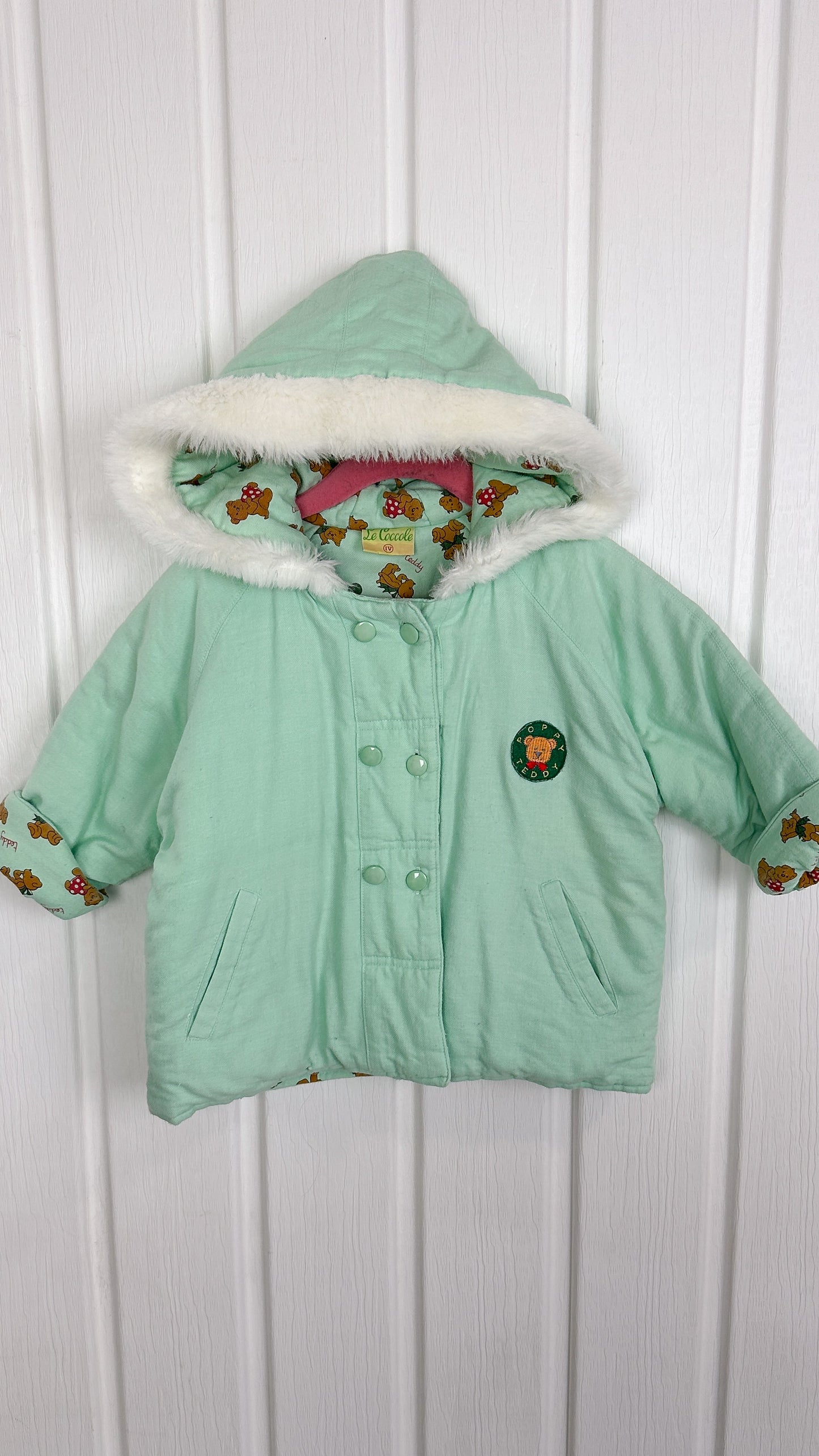 Enfants- manteau hiver oursons- 4ans