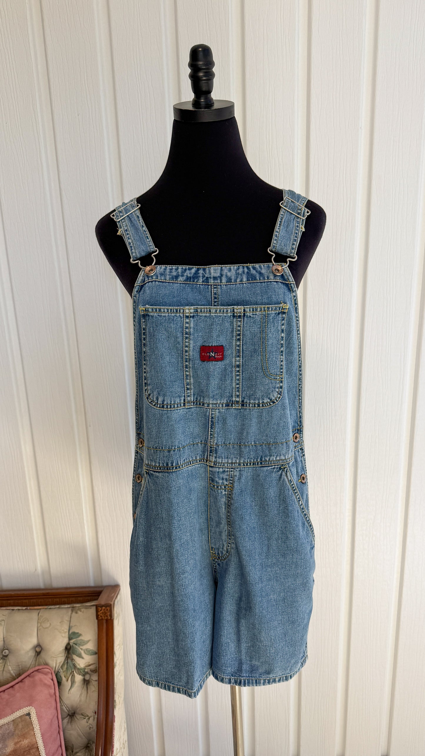 Salopette-shorts en jeans Old Navy- medium