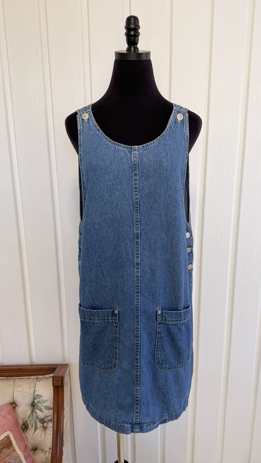 Robe trapèze en jeans - medium