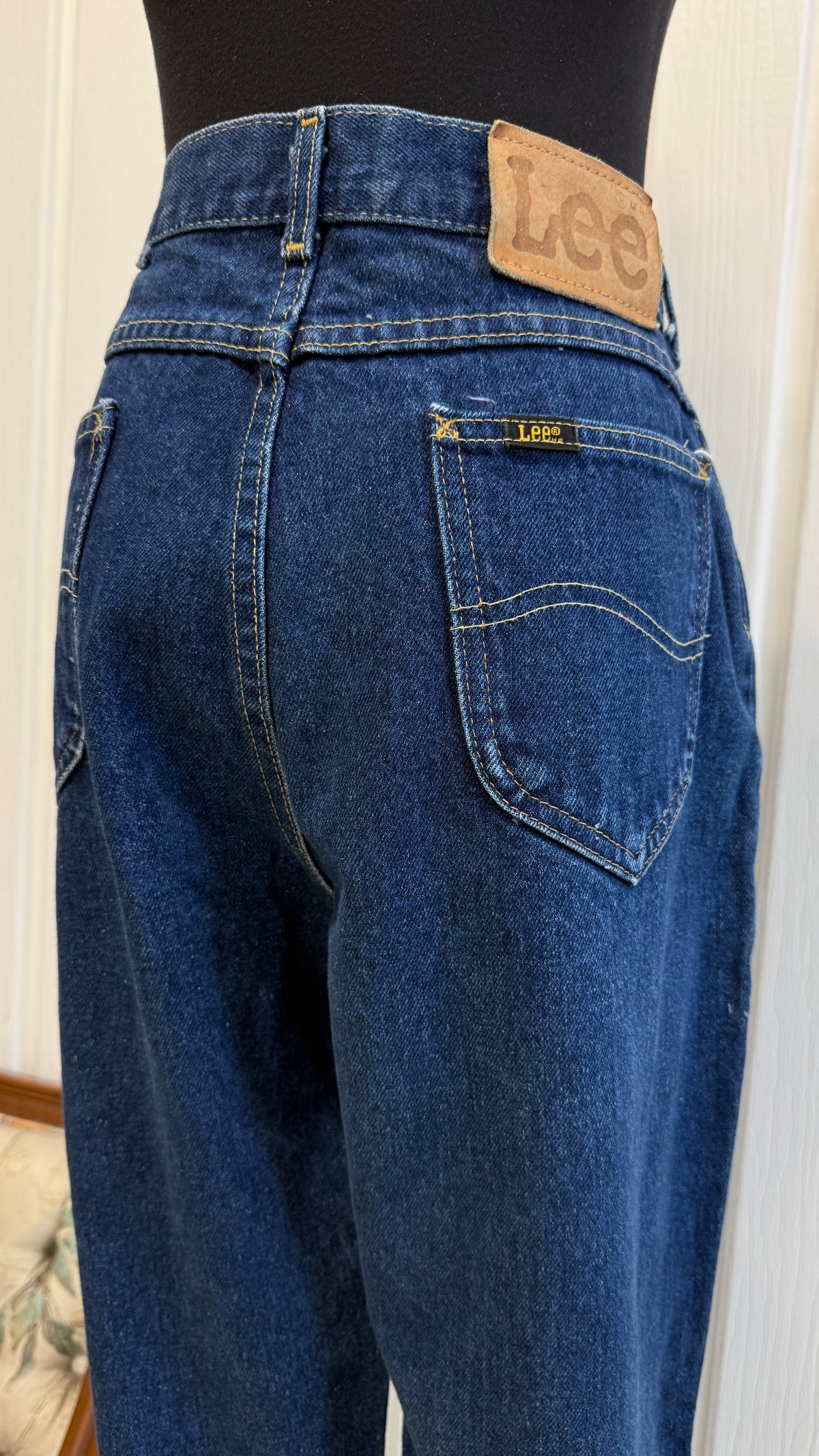 Jeans bleu foncee droit Lee- medium