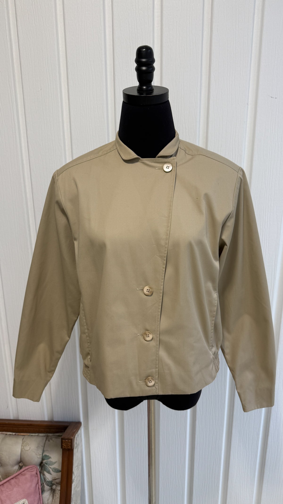 Manteau court beige - medium