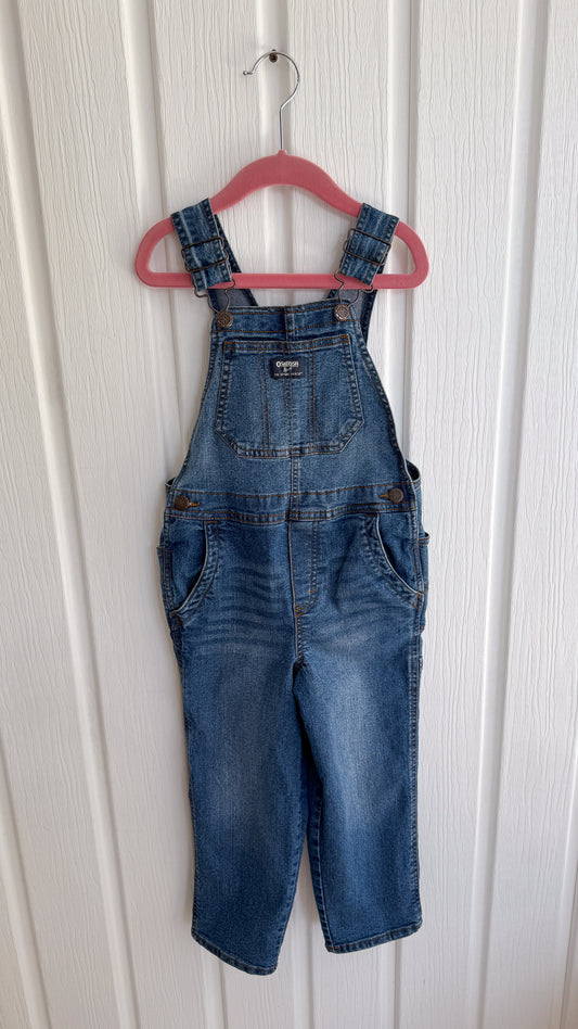 Enfants- salopette Oshkosh en jeans-5T