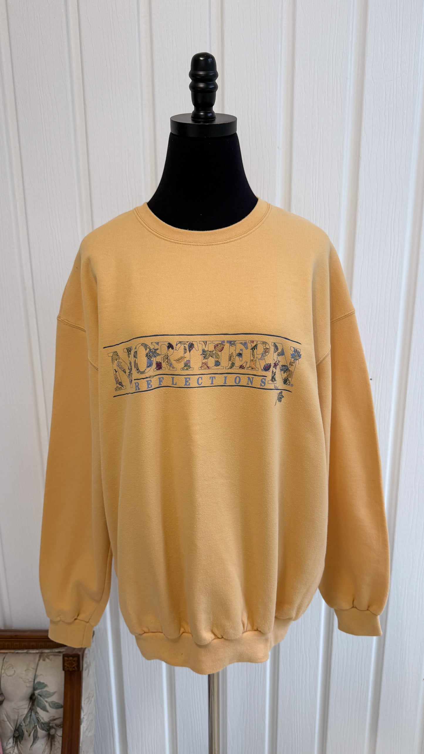 Chandail crewneck jaune Northern Reflection- large