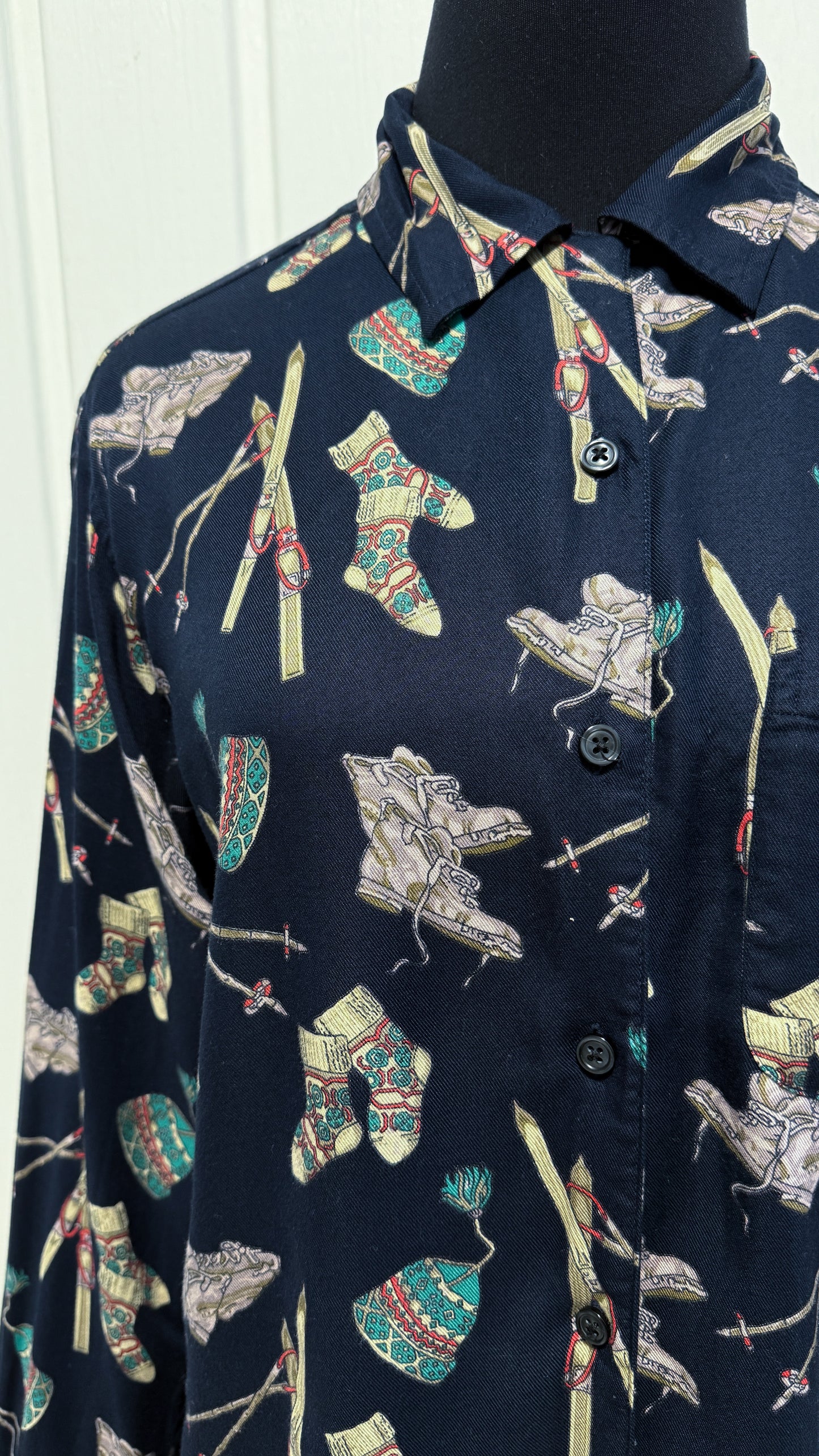 Chemisier marine hiver- small