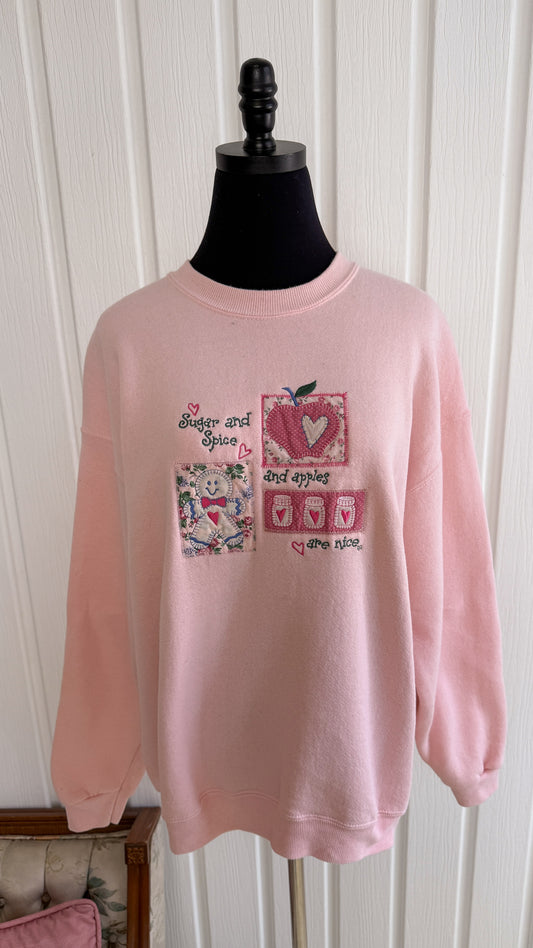 Chandail rose sugar and spices- large