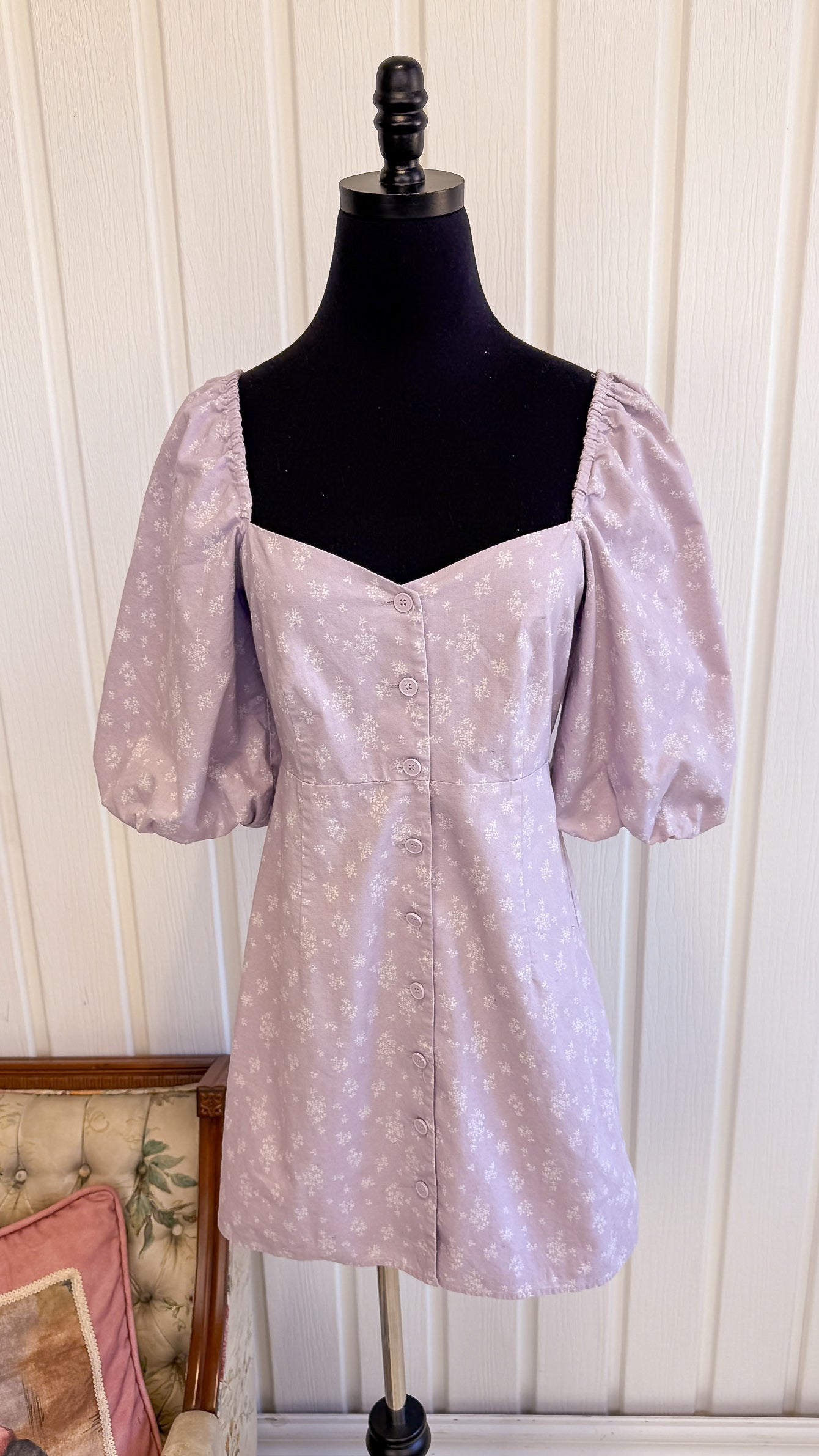 Robe lilas fleuris Oak+Fort - medium