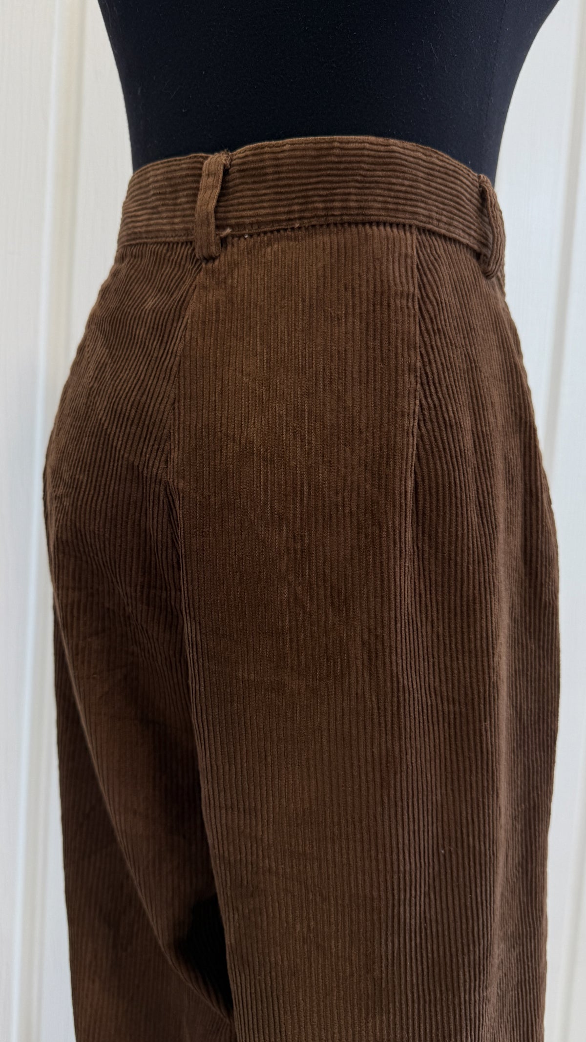 Pantalons brun en corduroy- large