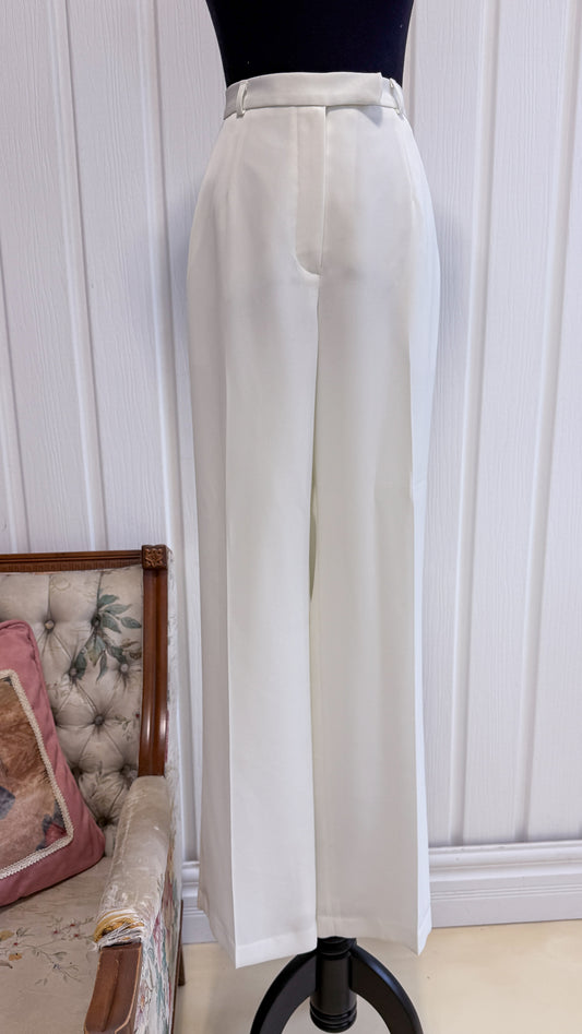 Pantalons/trouser blanc crème- medium
