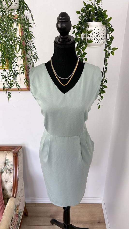 Robe verte menthe- medium