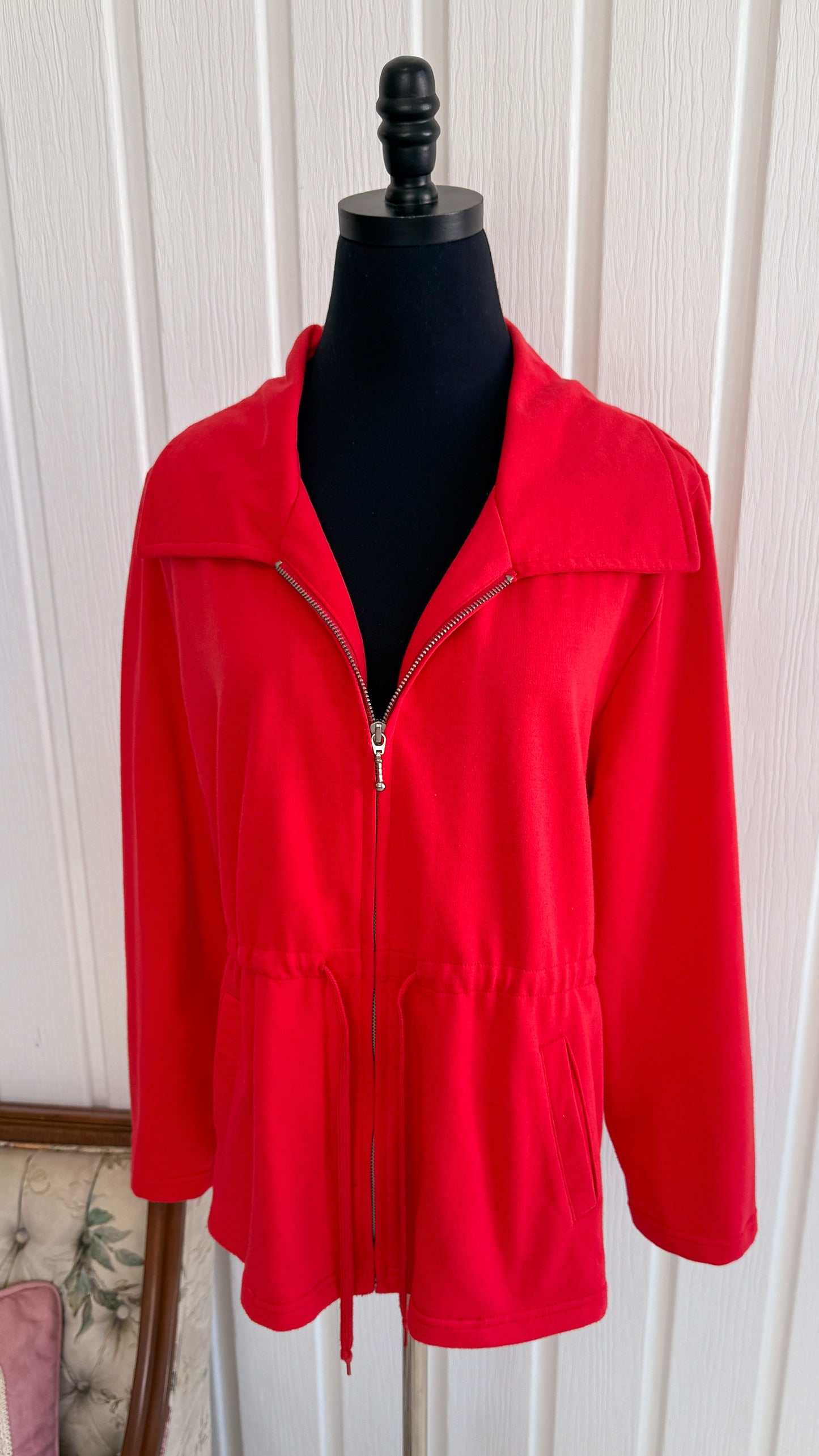 Veste en coton rouge - large