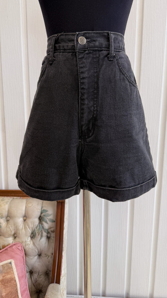 Shorts en jeans noir/gris Danger- small