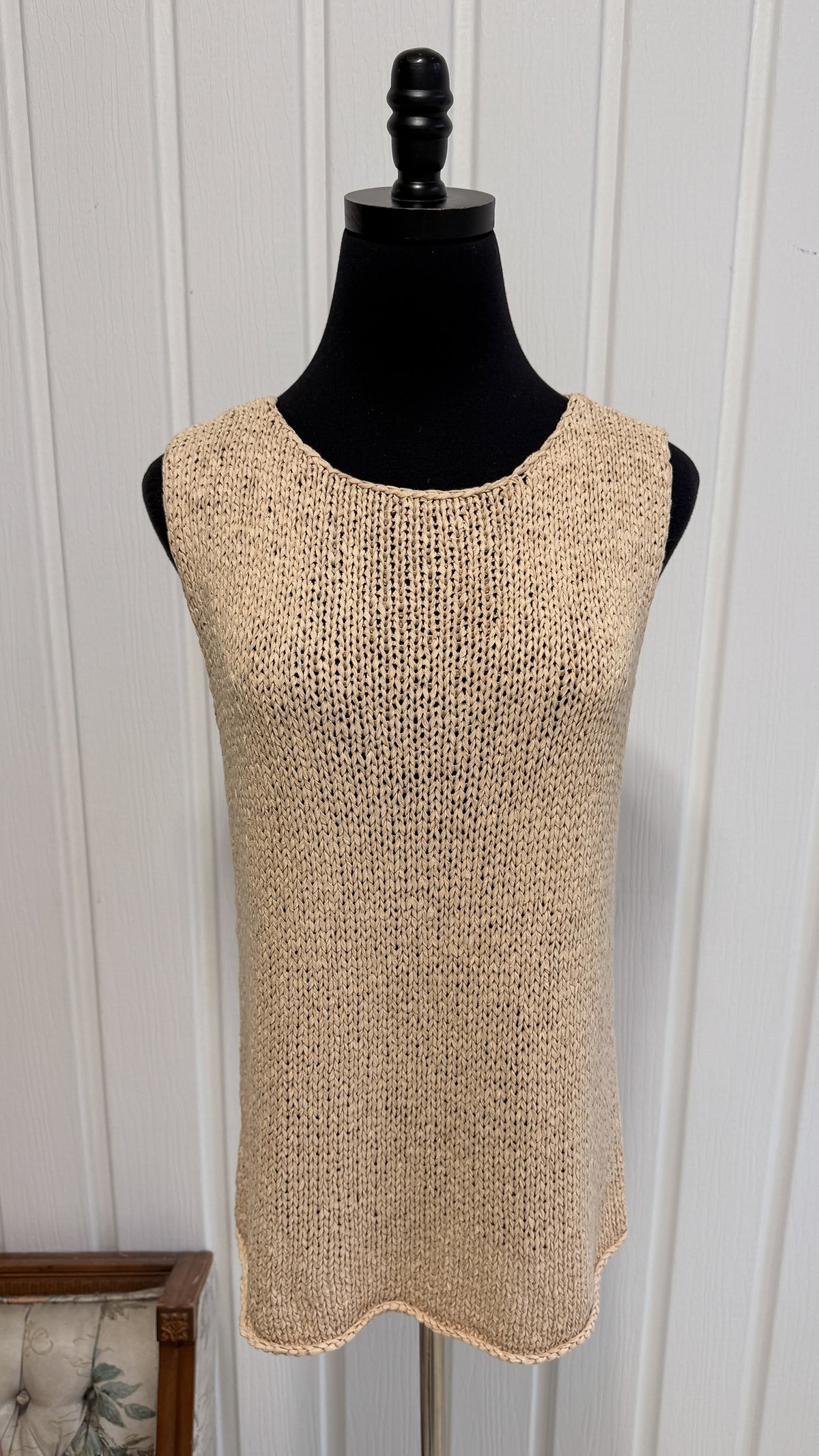 Haut en tricot beige- medium