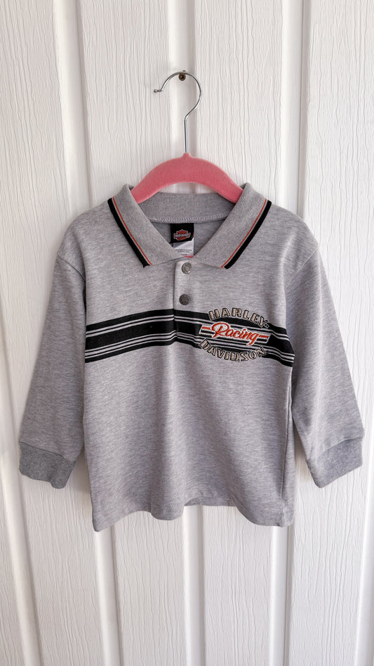 Enfants- chandail gris Harley Davidson- 4T