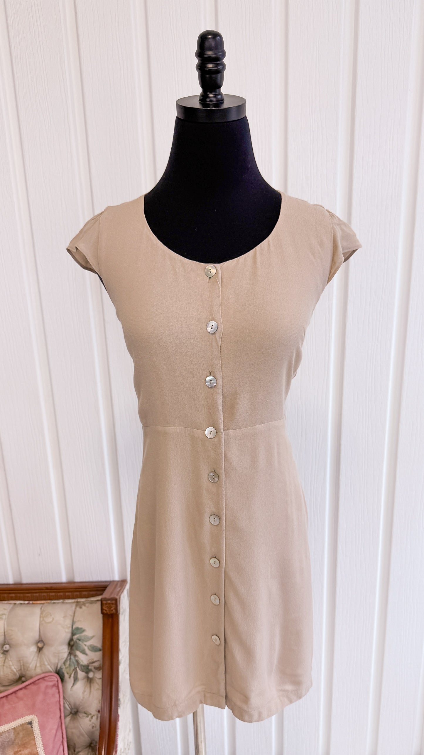 Robe chemisier beige Wilfred- x-small