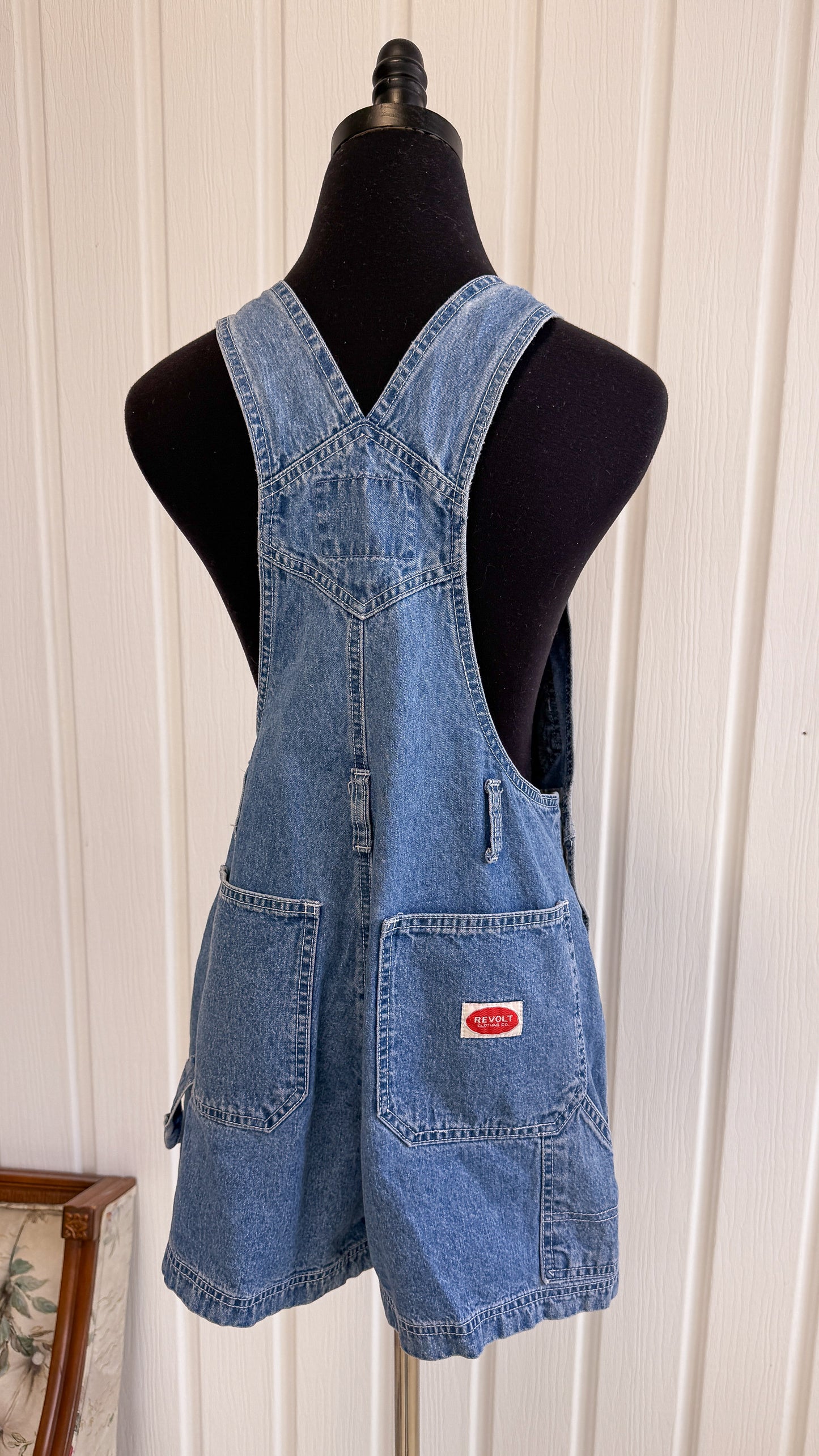 Salopette shorts en jeans Revolt- small