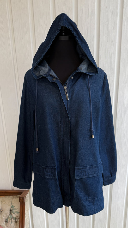 Veste en denim foncé- medium