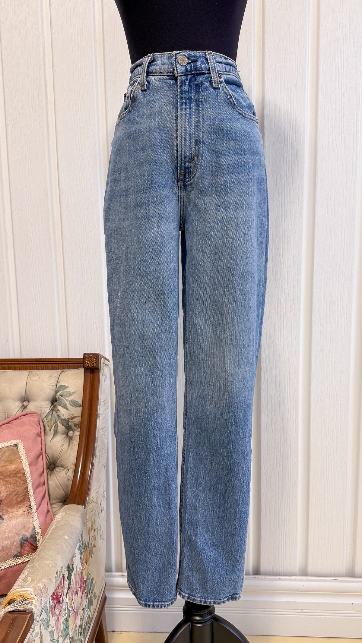 Jeans droit Abercrombie- x-small