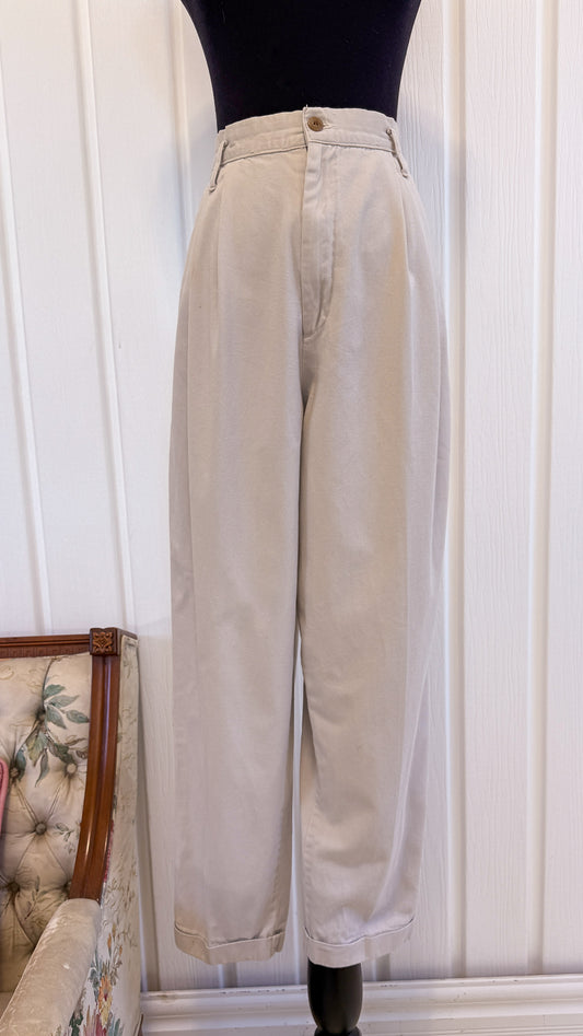 Pantalons trouser beige- small