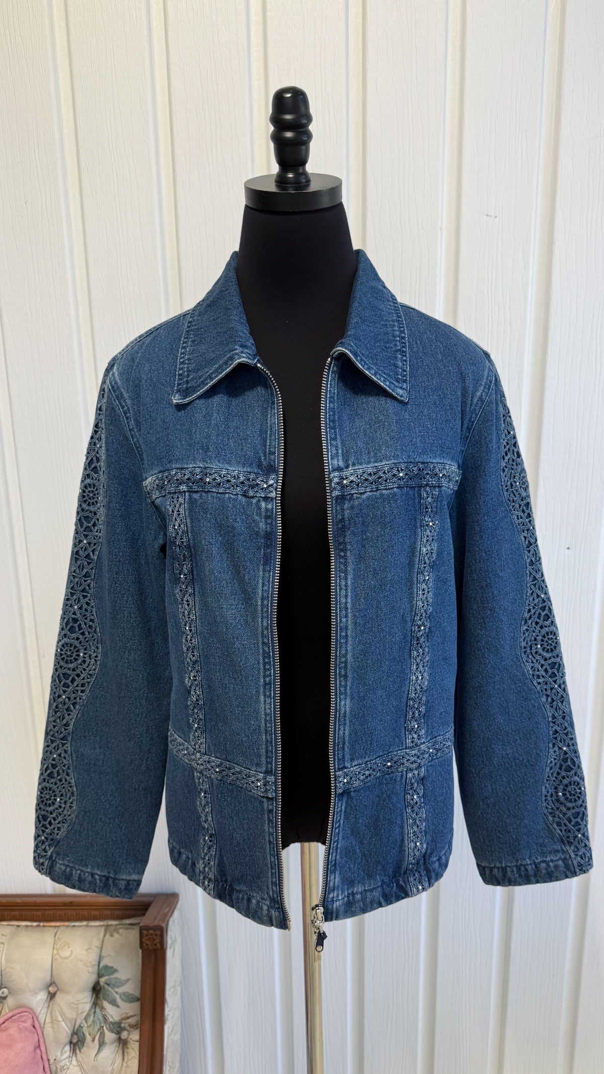 Veste en jeans doublé- medium